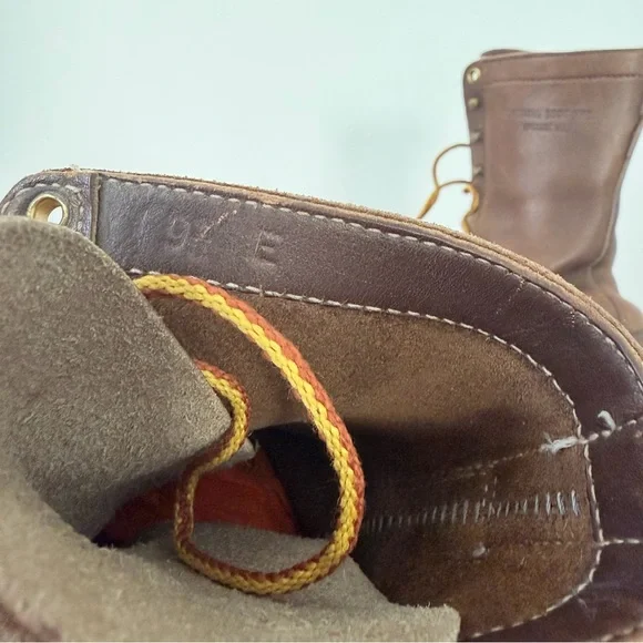 White’s Handmade Men’s Hathorn Packer Leather Lace-Up Kiltie Cowboy Boots | 9.5 - Picture 8 of 8